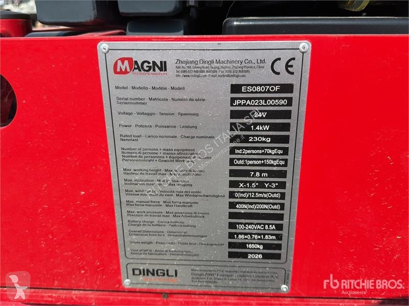 Автовишка Magni ES0807OF Electric Oil Free...