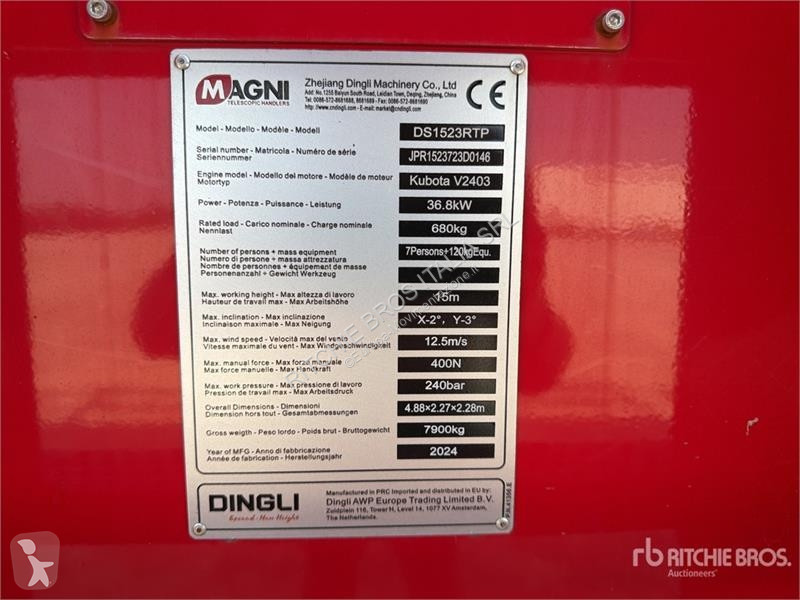 Автовишка Magni DS1523RTP 4x4 Diesel Scissor...