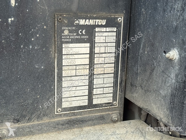 Plataforma elevadora Manitou E