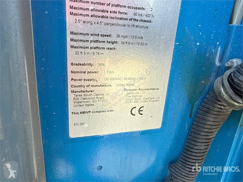 Автовышка Genie Z34/22N Electric Articulating...