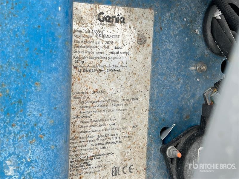 Emelőkosár Genie GS-1330 Electric Scissor Lift