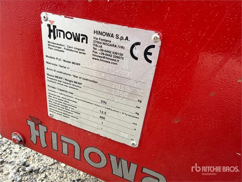 Автовышка Hinowa Lightlift 14.72 IIIS Crawler...