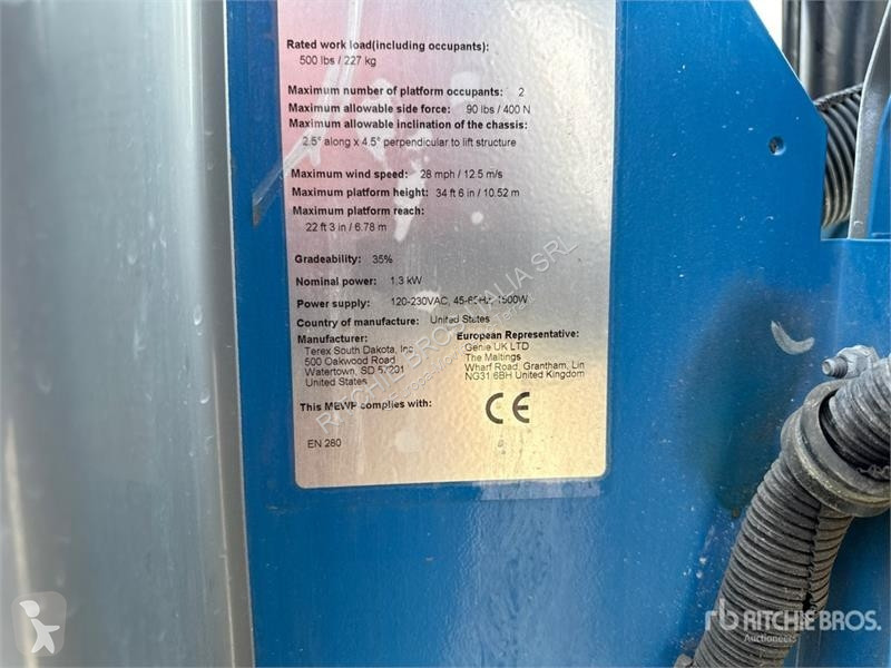 Автовышка Genie Z34/22N Electric Articulating...