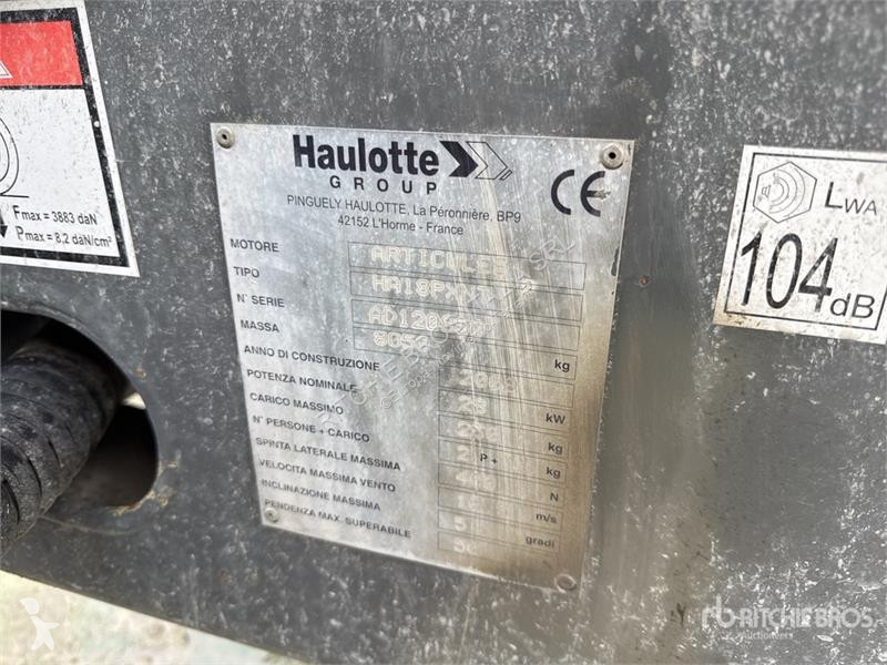 升降机 Haulotte Articulating Boom Lift (Inoperable)