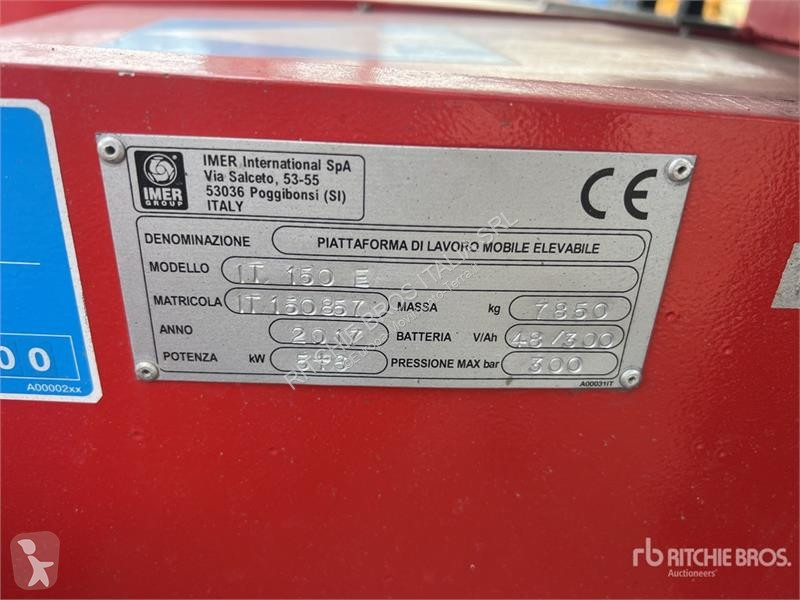 Zwyżka Imer IT150E Electric Articulating Boom Lift