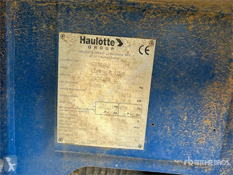 Emelőkosár Haulotte Diesel Scissor Lift...