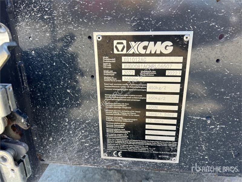 Emelőkosár XCMG XG1012AC Electric Scissor Lift