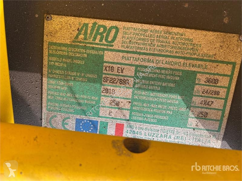 Plataforma elevadora Airo X18 EW Electric...