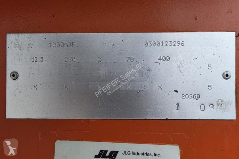 Nacelle JLG Diesel, 4x4x4 Drive, 40.1m Working...