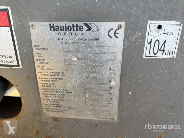 Nacelle Haulotte HA16PX