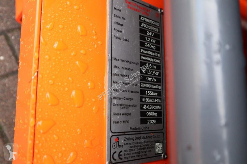 Nacelle Dingli JCPT0607DCH-XD Valid inspection,...