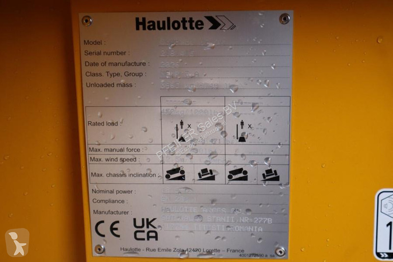 Gondol Haulotte 12DX Valid Inspection, Diesel,...