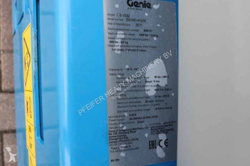 Nacelle Genie E-Drive New And Available...