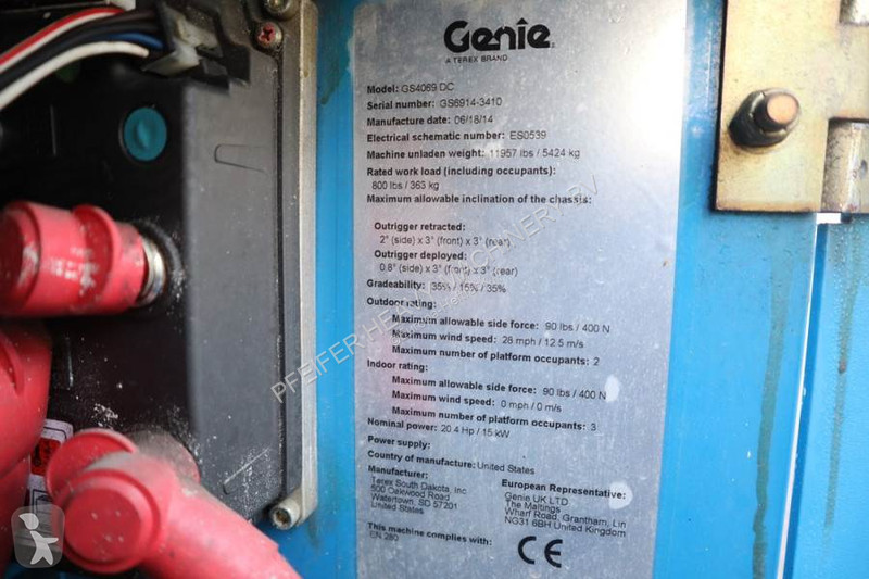 Hoogwerker Genie Electric, 14m Working Height,...