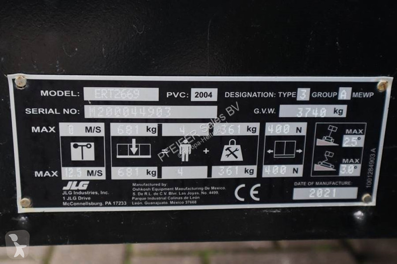 Hoogwerker JLG ERT2669 Unused, Electric, 10m...