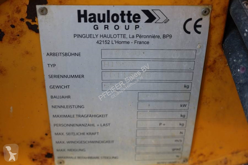Hoogwerker Haulotte H15SXL Diesel, 4x4 Drive,...