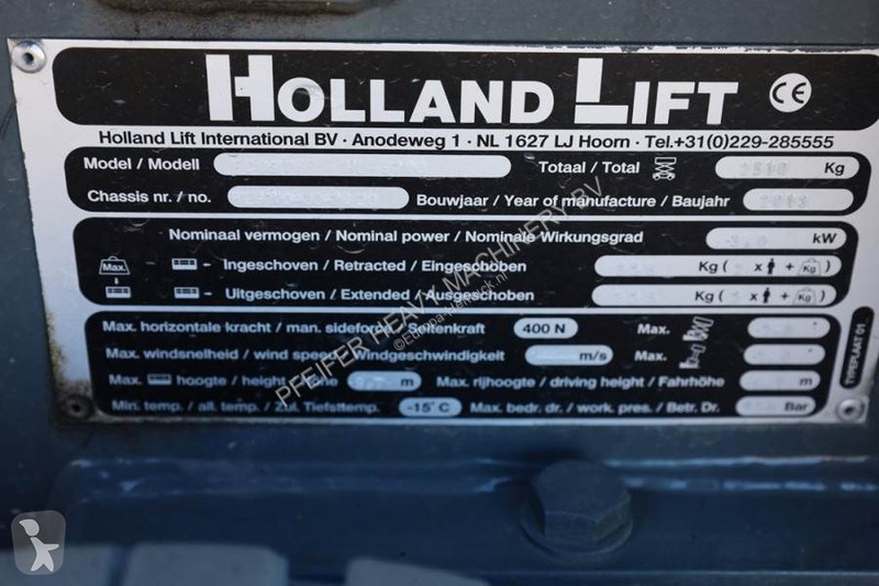 منصة تلسكوبية Hollandlift Ecostar HL-9710...