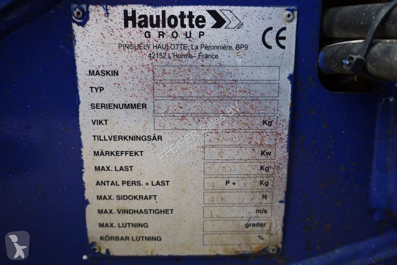 Hoogwerker Haulotte H15SXL Diesel, 4x4 Drive,...