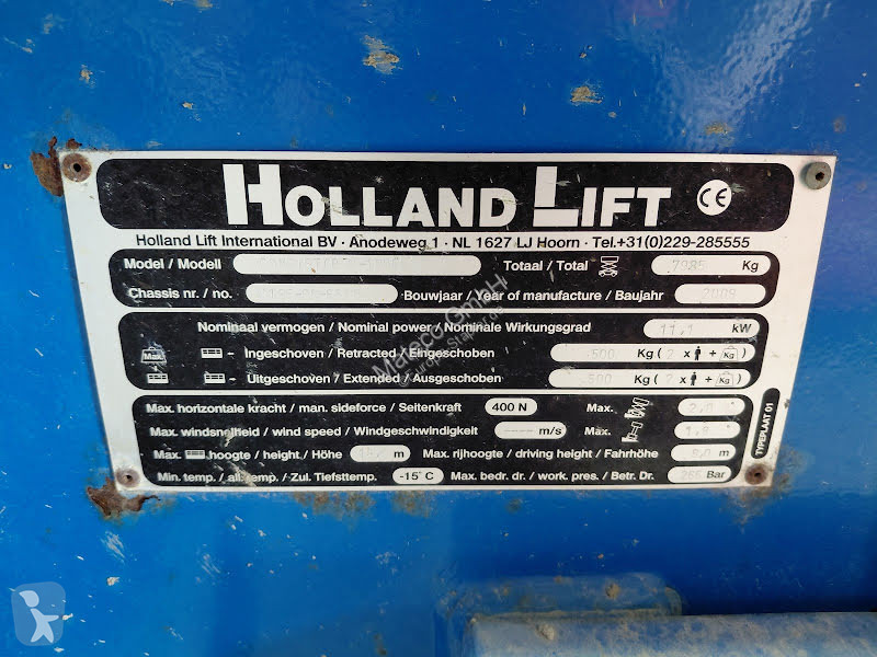 Nacela Hollandlift N-165EL12