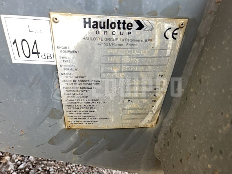 Vysokozdvižná plošina Haulotte Ha 16 Spx (16m)