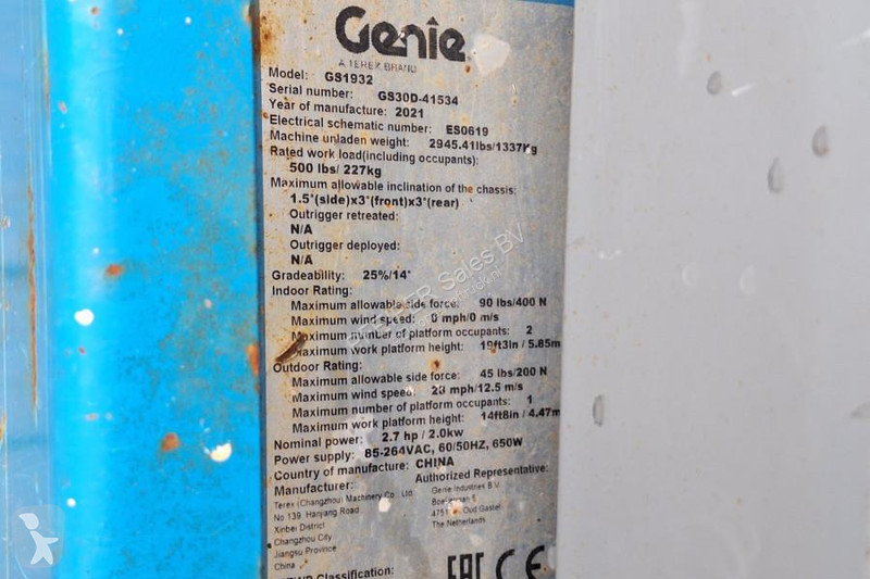 منصة تلسكوبية Genie E-Drive Several In Stock,...