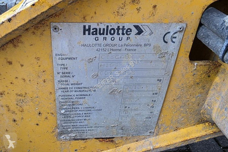 Vysokozdvižná plošina Haulotte H18SXL Diesel,...