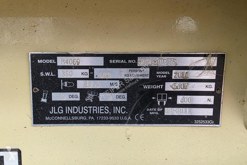 Plataforma elevadora JLG M4069 Hybrid, 14.2m...