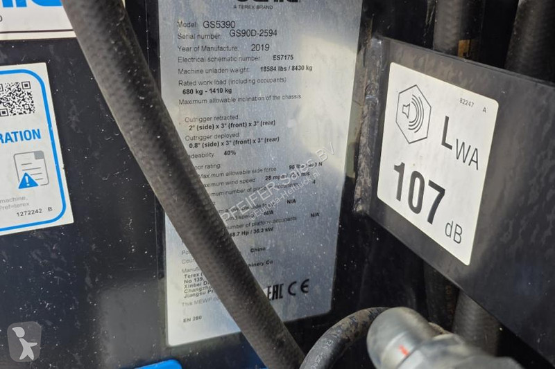 Vysokozdvižná plošina Genie GS5390 Diesel, 4x4...