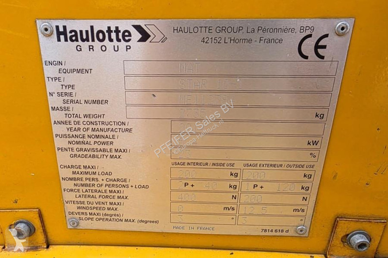 Plataforma elevadora Haulotte STAR 10 Electric,...