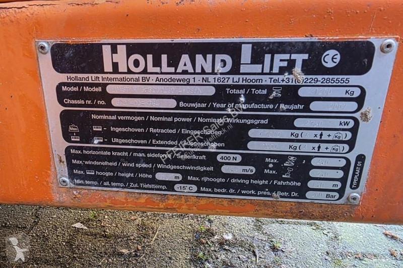 Vysokozdvižná plošina Hollandlift Megastar...