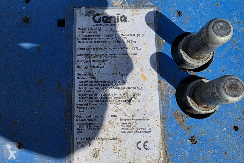 Læssemaskine Genie GS2632 Electric, 10m Working...