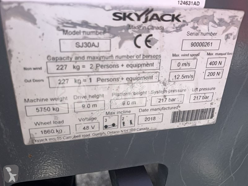 Vysokozdvižná plošina Skyjack SJ30AJ