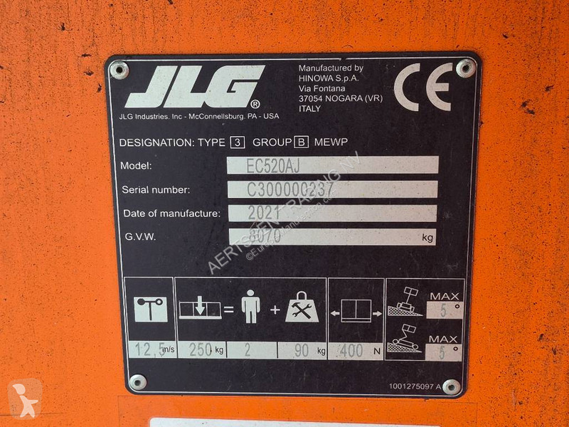 Gondola JLG (2 units available)