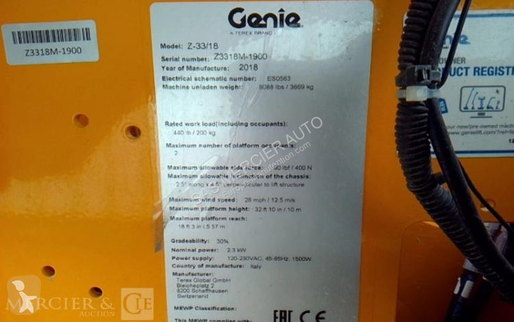 Nacelle Genie n/c