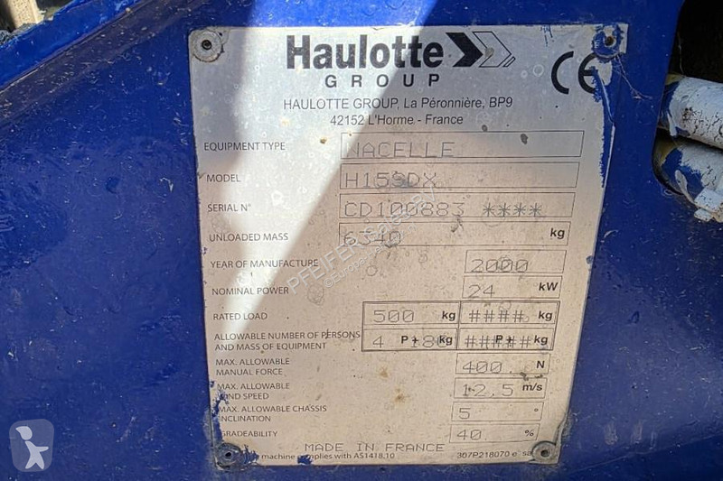 升降机 Haulotte H15SDX Diesel, 15m Working Height,...