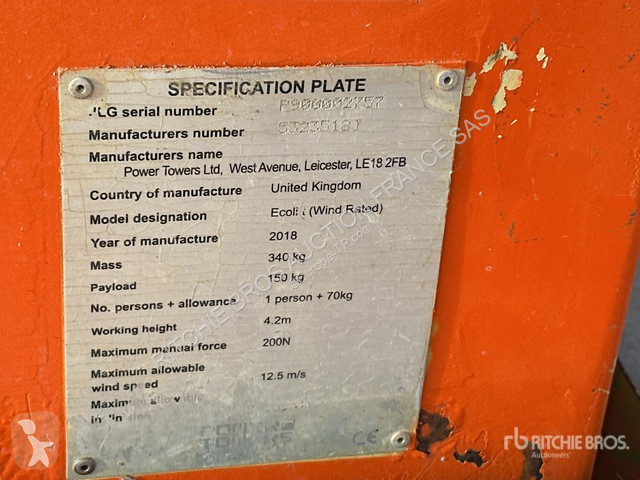 Emelőkosár JLG  ECO 2.2 WR