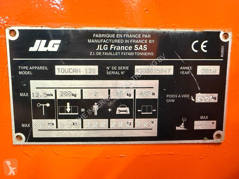 Вишка JLG Toucan 12E