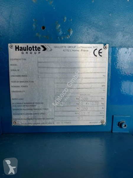Nacelle Haulotte STAR 10