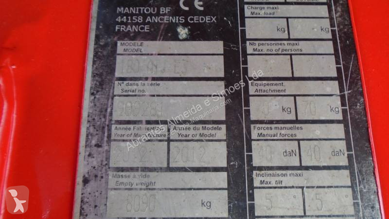 Автовышка Manitou 180 ATJ E3