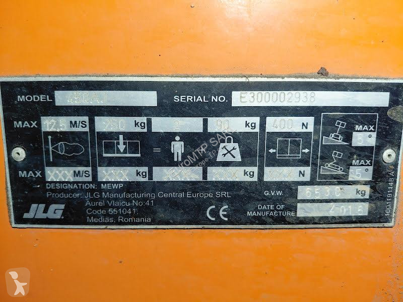 Вишка JLG 450AJ