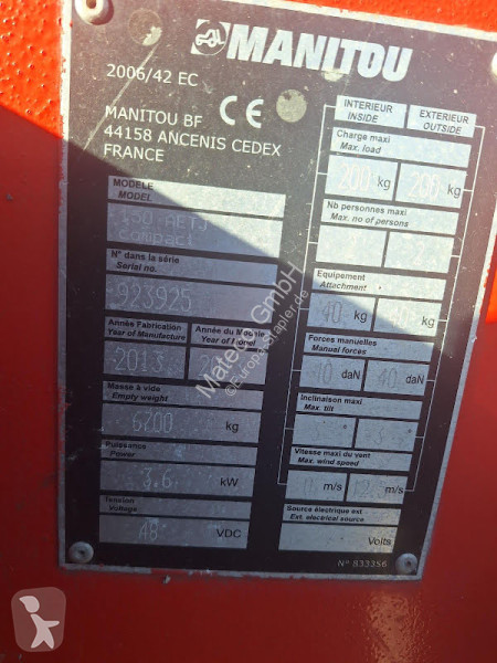 Vysokozdvižná plošina Manitou 150AETJ C 3D