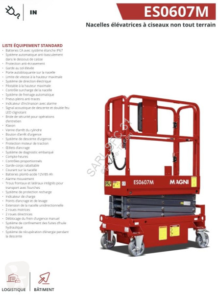 Plataforma elevadora Magni  0607M Neuve