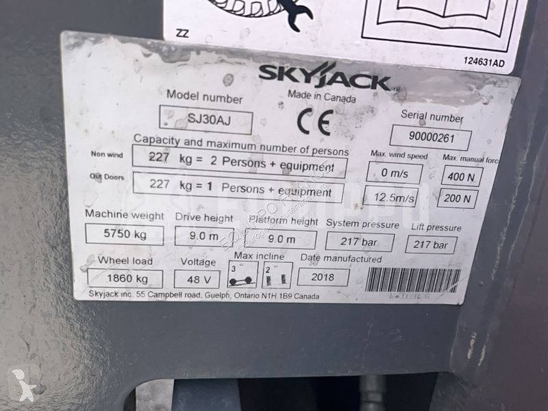منصة تلسكوبية Skyjack SJ30AJ
