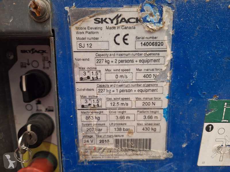 Автовышка Skyjack SJ12