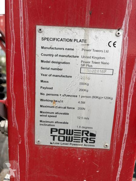Вишка Power Tower  NANO SP batteries neuves