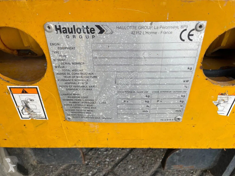 Nacelle Haulotte Hoogwerker Schaarhoogwerker