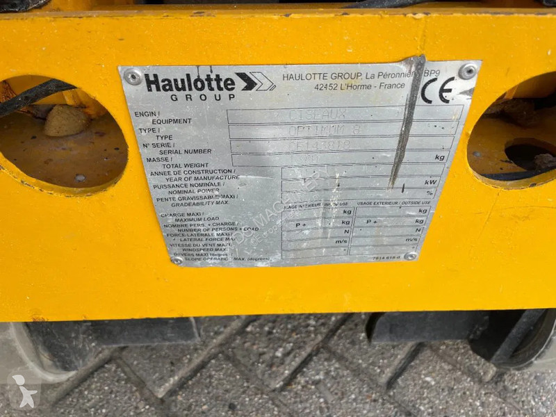 Nacelle Haulotte Hoogwerker Schaarhoogwerker