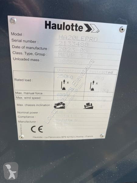 Nacelle Haulotte  HA20LE Pro