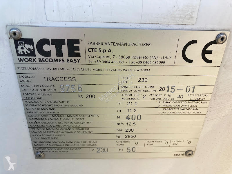 Nacelle CTE TRACCESS 230