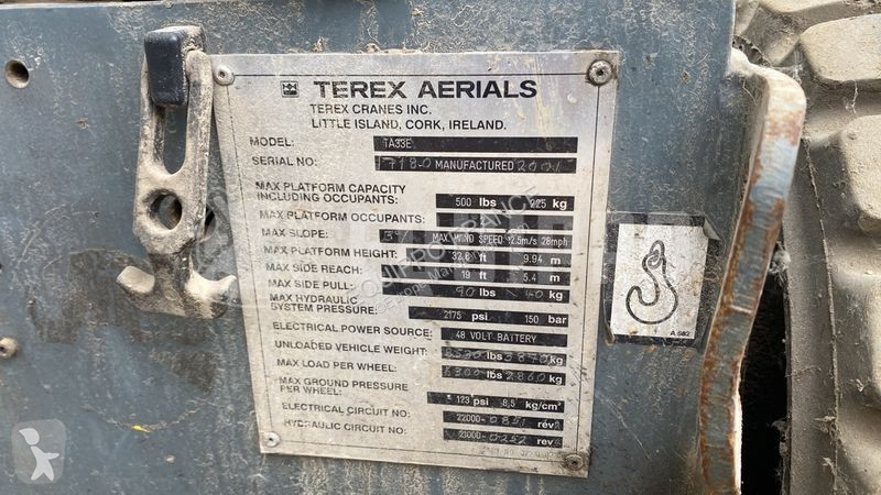 Nacelle Terex TA33E (12m)